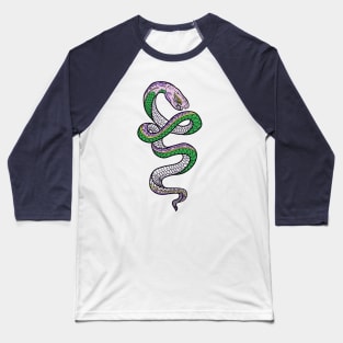 Drawing little snake / art little snake /color Baseball T-Shirt